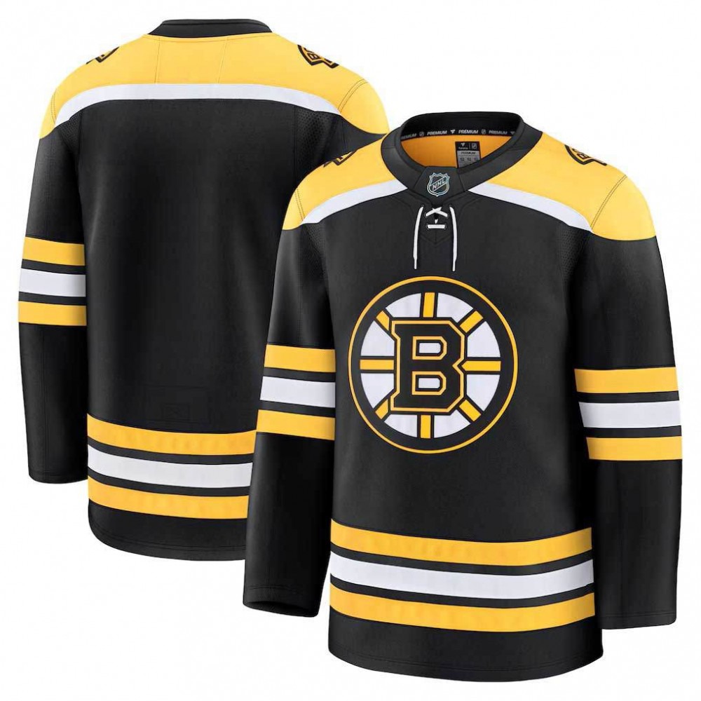 Boston Bruins Black Home Premium Jersey-Pro Kit Vault | Brand New 26/27 Sports Jerseys